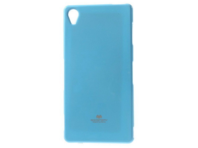 Чехол Mercury Goospery Jelly Case для Sony Xperia Z3 L55t (голубой, гелевый)