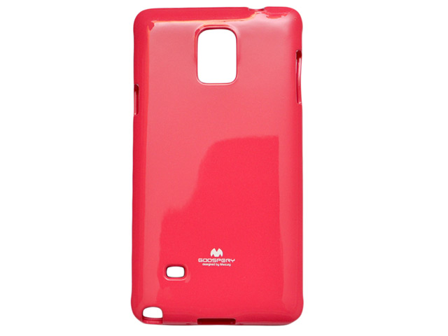 Чехол Mercury Goospery Jelly Case для Samsung Galaxy Note 4 N910 (малиновый, гелевый)