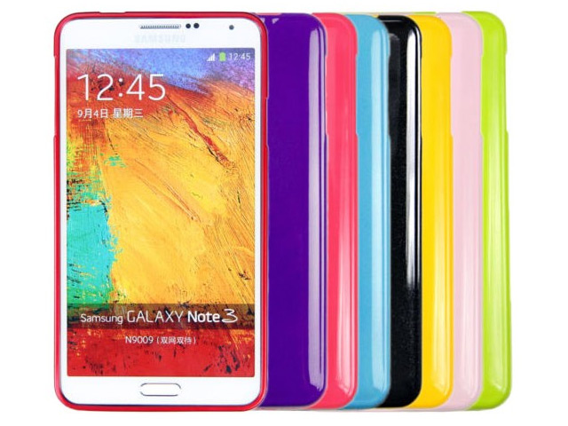 Чехол Mercury Goospery Jelly Case для Samsung Galaxy Note 4 N910 (малиновый, гелевый)