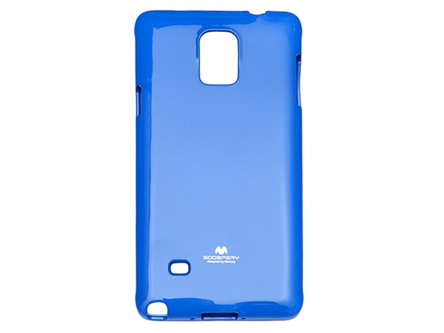 Чехол Mercury Goospery Jelly Case для Samsung Galaxy Note 4 N910 (синий, гелевый)