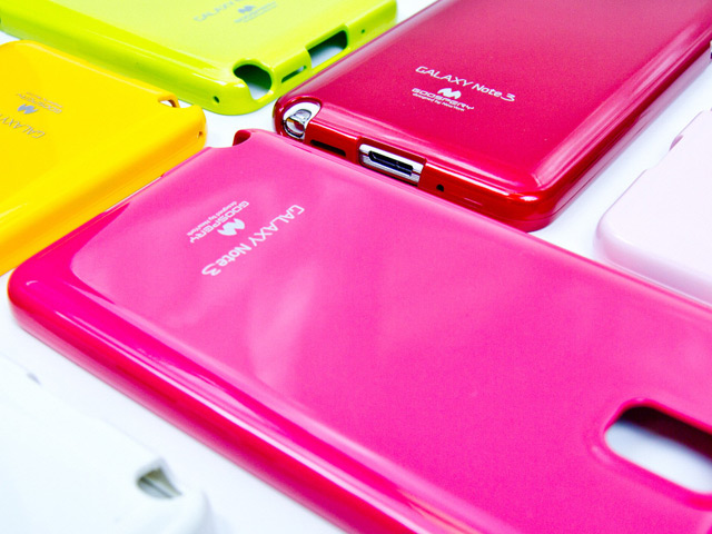 Чехол Mercury Goospery Jelly Case для Samsung Galaxy Note 4 N910 (фиолетовый, гелевый)