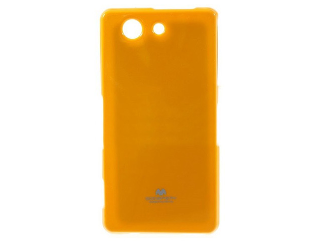 Чехол Mercury Goospery Jelly Case для Sony Xperia Z3 compact M55w (оранжевый, гелевый)