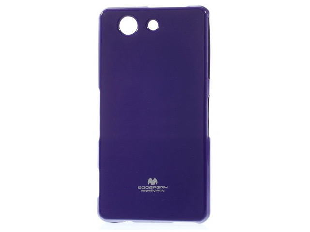 Чехол Mercury Goospery Jelly Case для Sony Xperia Z3 compact M55w (фиолетовый, гелевый)