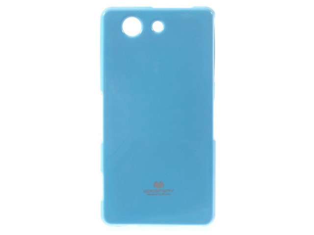 Чехол Mercury Goospery Jelly Case для Sony Xperia Z3 compact M55w (голубой, гелевый)