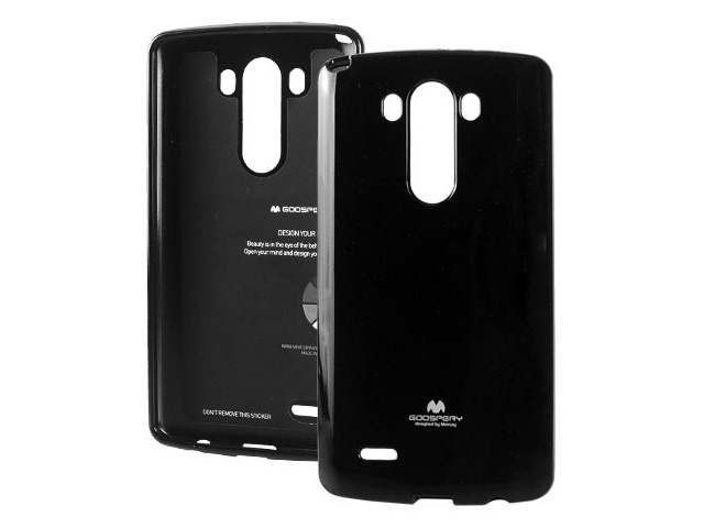 Чехол Mercury Goospery Jelly Case для LG G3 Beat D724 (G3 mini) (черный, гелевый)