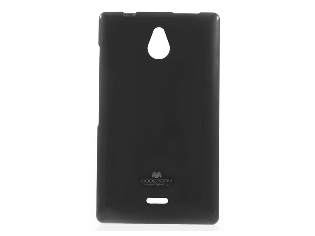 Чехол Mercury Goospery Jelly Case для Nokia X2 (черный, гелевый)