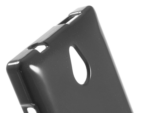 Чехол Mercury Goospery Jelly Case для Nokia X2 (черный, гелевый)