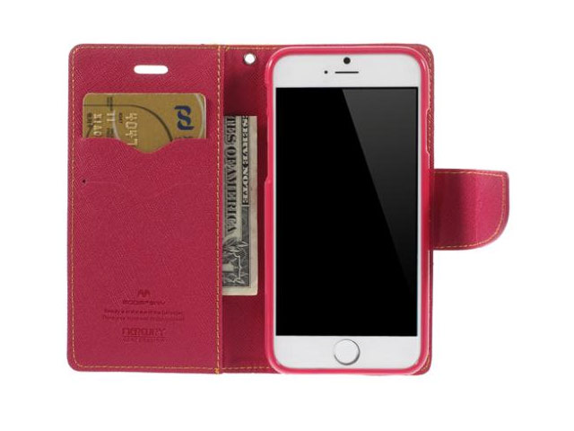 Чехол Mercury Goospery Fancy Diary Case для Apple iPhone 6 plus (желтый, кожаный)