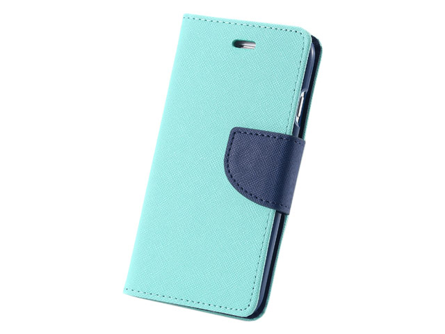 Чехол Mercury Goospery Fancy Diary Case для Apple iPhone 6 plus (голубой, кожаный)