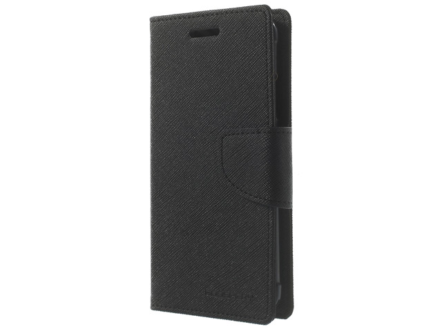 Чехол Mercury Goospery Fancy Diary Case для Samsung Galaxy Alpha G850 (черный, кожаный)