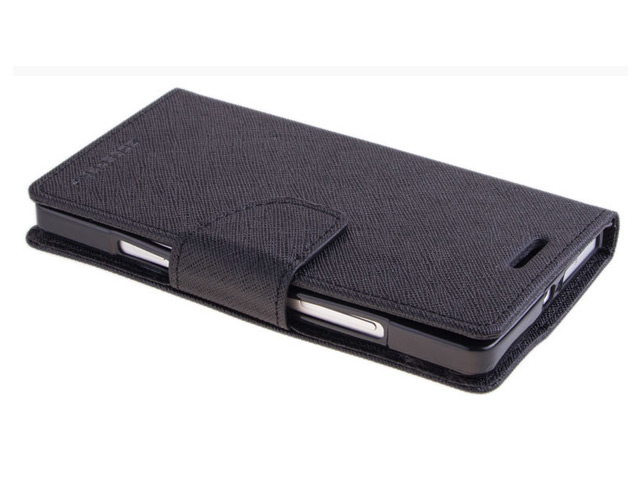 Чехол Mercury Goospery Fancy Diary Case для Nokia Lumia 930 (черный, кожаный)