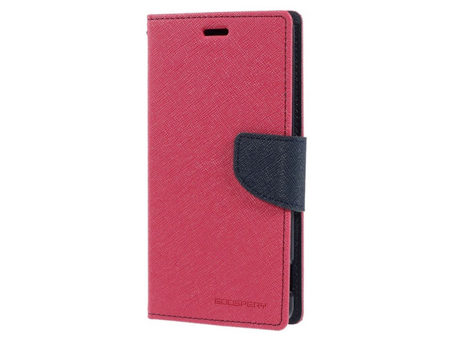 Чехол Mercury Goospery Fancy Diary Case для Sony Xperia Z3 L55t (малиновый, кожаный)