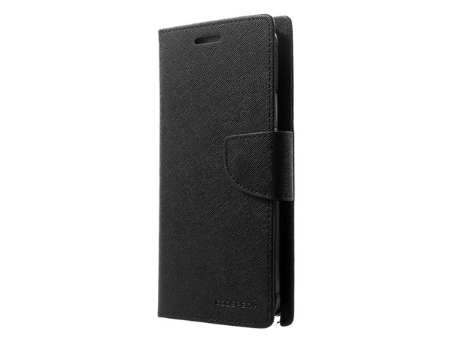 Чехол Mercury Goospery Fancy Diary Case для Samsung Galaxy Note 4 N910 (черный, кожаный)