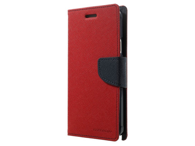 Чехол Mercury Goospery Fancy Diary Case для Samsung Galaxy Note 4 N910 (красный, кожаный)