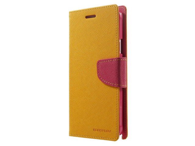 Чехол Mercury Goospery Fancy Diary Case для Samsung Galaxy Note 4 N910 (желтый, кожаный)
