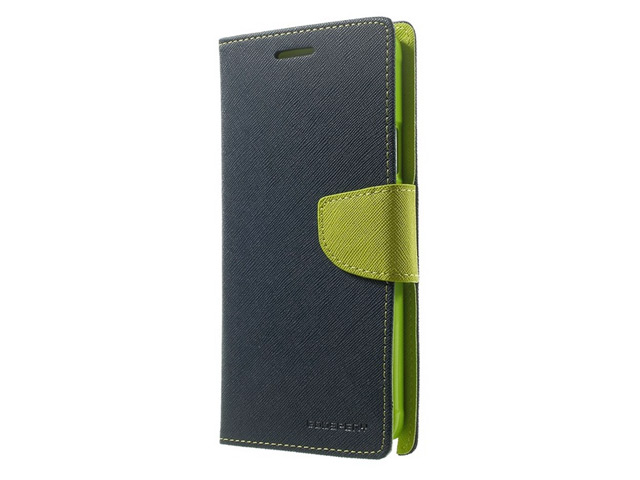 Чехол Mercury Goospery Fancy Diary Case для Samsung Galaxy Note 4 N910 (синий, кожаный)