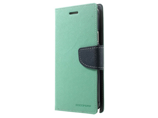 Чехол Mercury Goospery Fancy Diary Case для Samsung Galaxy Note 4 N910 (голубой, кожаный)