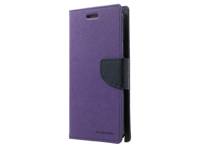 Чехол Mercury Goospery Fancy Diary Case для Samsung Galaxy Note 4 N910 (фиолетовый, кожаный)