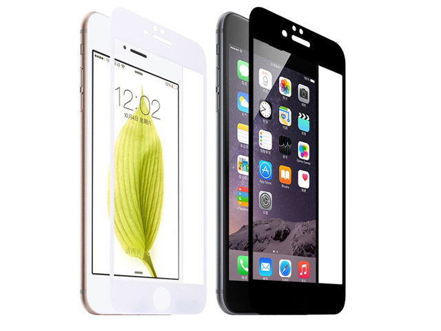 Защитная пленка Devia Full Size Tempered Glass для Apple iPhone 6 (стеклянная, белая)