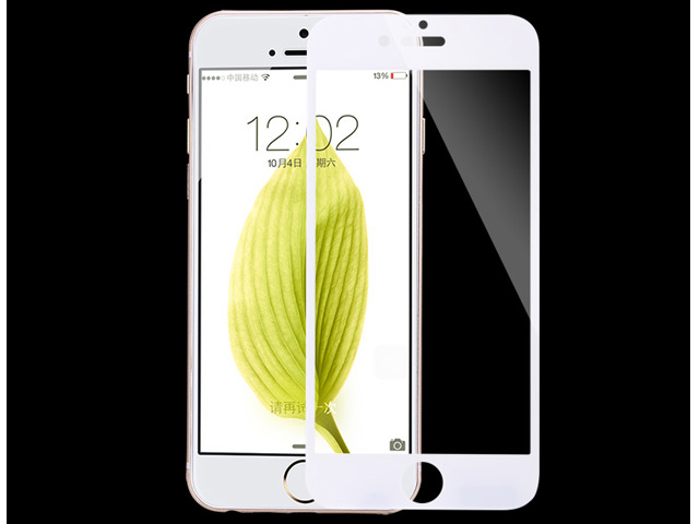 Защитная пленка Devia Full Size Tempered Glass для Apple iPhone 6 (стеклянная, белая)