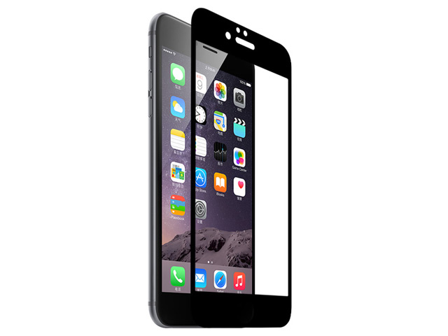 Защитная пленка Devia Full Size Tempered Glass для Apple iPhone 6 (стеклянная, черная)