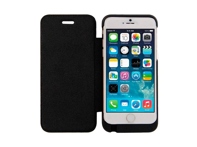 Чехол с батареей Yotrix PowerCase Folio для Apple iPhone 6 (3800 mAh, черный)