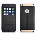 Чехол G-Case Sense Series для Apple iPhone 6 (черный, кожаный)