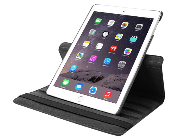 Чехол Yotrix FlipCase Rotation для Apple iPad Air 2 (черный, кожаный)