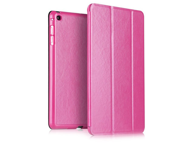 Чехол Yotrix SmartCase для Apple iPad Air 2 (малиновый, кожаный)