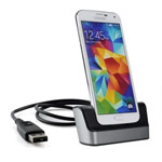 Dock-станция Temei Dual USB Cradle with Battery Slot для Samsung Galaxy S5 SM-G900 (черная)