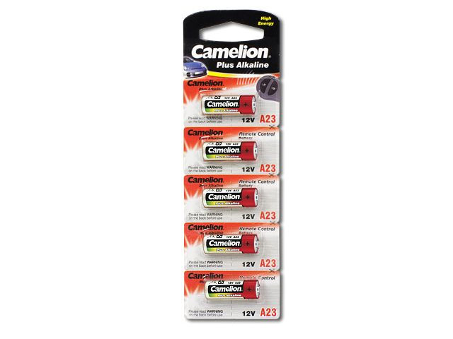 Комплект батареек Camelion (размер A23, 12V, 5 шт., Alkaline)