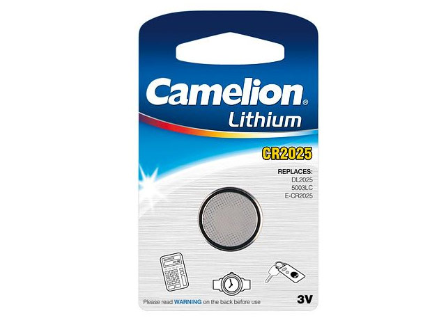 Батарейка Camelion (размер CR2025, 1 шт., 3V, Li)