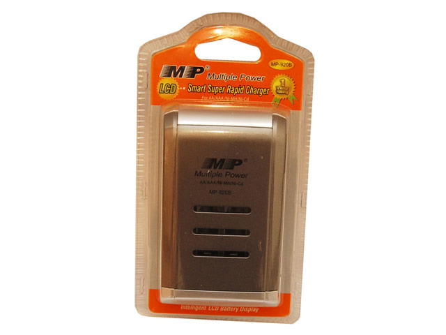 Зарядное устройство MP 920B сетевое (интеллектуальное, зарядка 4 шт. x AA/AAA)