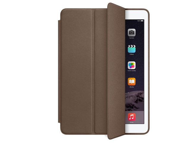 Чехол Yotrix SmarterCase для Apple iPad Air 2 (темно-коричневый, кожаный)
