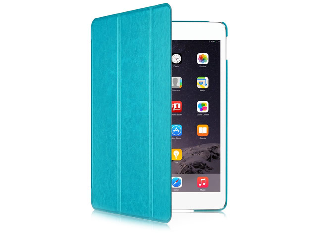 Чехол Yotrix SmartCase для Apple iPad Air 2 (голубой, кожаный)