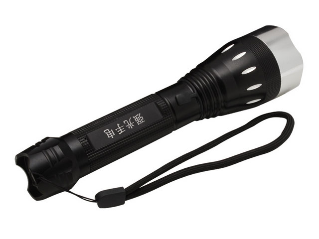 Светодиодный фонарик Light Power ZY-808 (1 сверхяркий светодиод, аккумулятор, черный)
