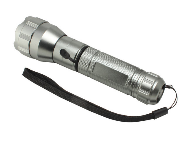 Светодиодный фонарик Light Power ZY-812 (1 сверхяркий светодиод, аккумулятор, серый)