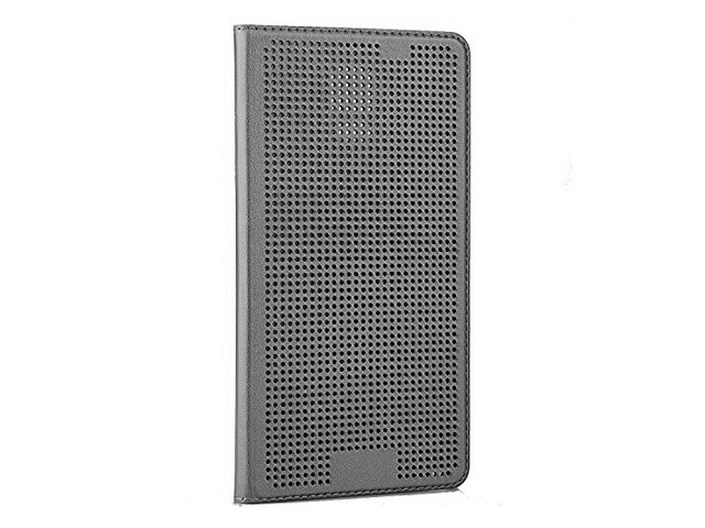 Чехол Yotrix DotCase Flip для Samsung Galaxy S5 SM-G900 (серый, кожаный)