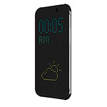 Чехол Moda Design DotView для HTC new One (HTC M8) (черный, кожаный)