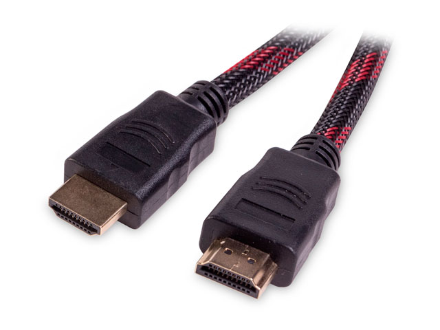 HDMI-кабель Yotrix HDMI Cable универсальный (1080P, 1.5 метра, армированный, красный)