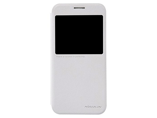 Чехол Nillkin Sparkle Leather Case для Samsung Galaxy S6 SM-G920 (белый, винилискожа)