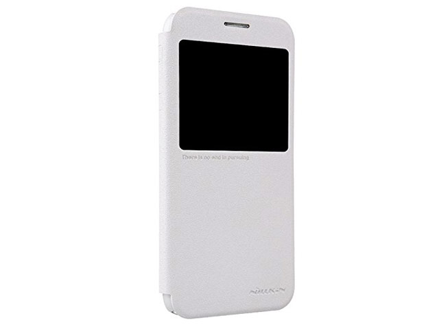 Чехол Nillkin Sparkle Leather Case для Samsung Galaxy S6 SM-G920 (белый, винилискожа)