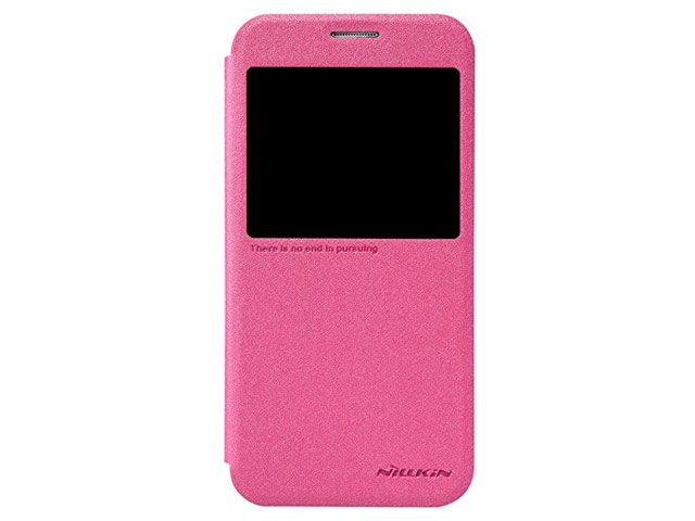 Чехол Nillkin Sparkle Leather Case для Samsung Galaxy S6 SM-G920 (розовый, винилискожа)