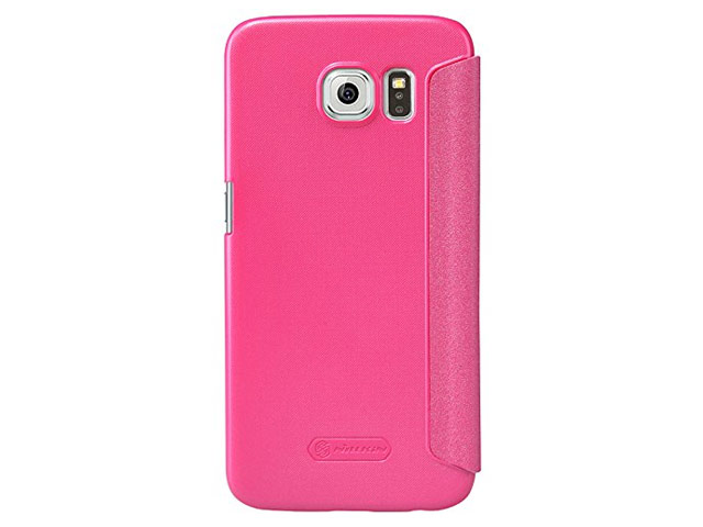Чехол Nillkin Sparkle Leather Case для Samsung Galaxy S6 SM-G920 (розовый, винилискожа)