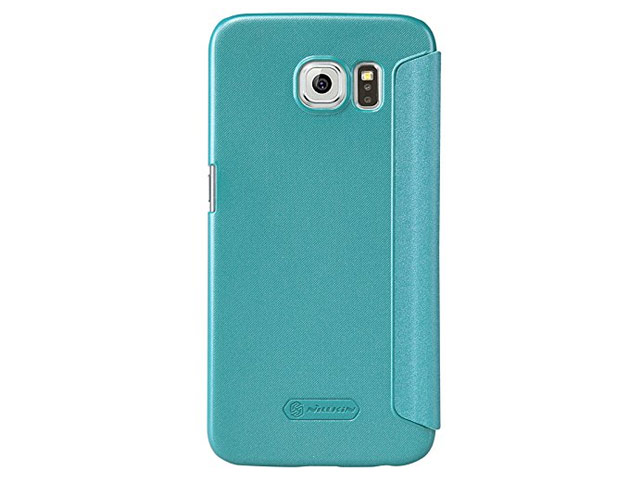 Чехол Nillkin Sparkle Leather Case для Samsung Galaxy S6 SM-G920 (голубой, винилискожа)