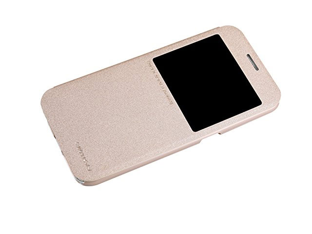 Чехол Nillkin Sparkle Leather Case для Samsung Galaxy S6 SM-G920 (золотистый, винилискожа)