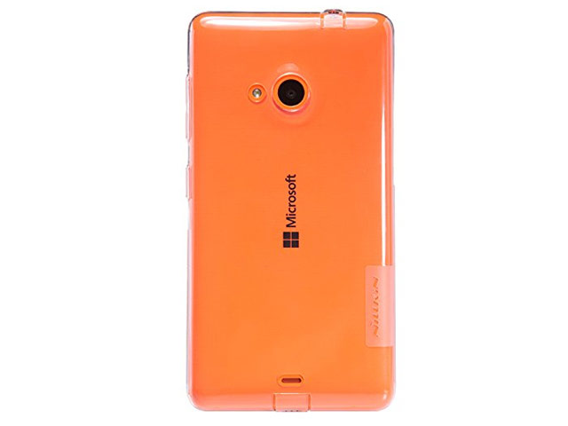 Чехол Nillkin Nature case для Microsoft Lumia 535 (прозрачный, гелевый)