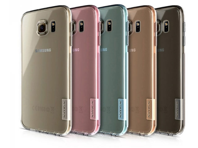 Чехол Nillkin Nature case для Samsung Galaxy S6 SM-G920 (серый, гелевый)