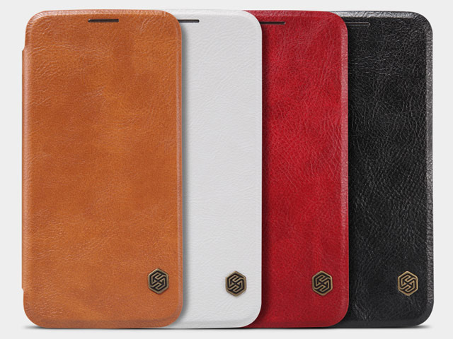Чехол Nillkin Qin leather case для Samsung Galaxy S6 SM-G920 (черный, кожаный)