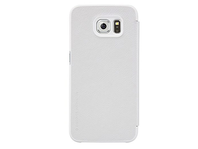 Чехол Nillkin Qin leather case для Samsung Galaxy S6 SM-G920 (белый, кожаный)